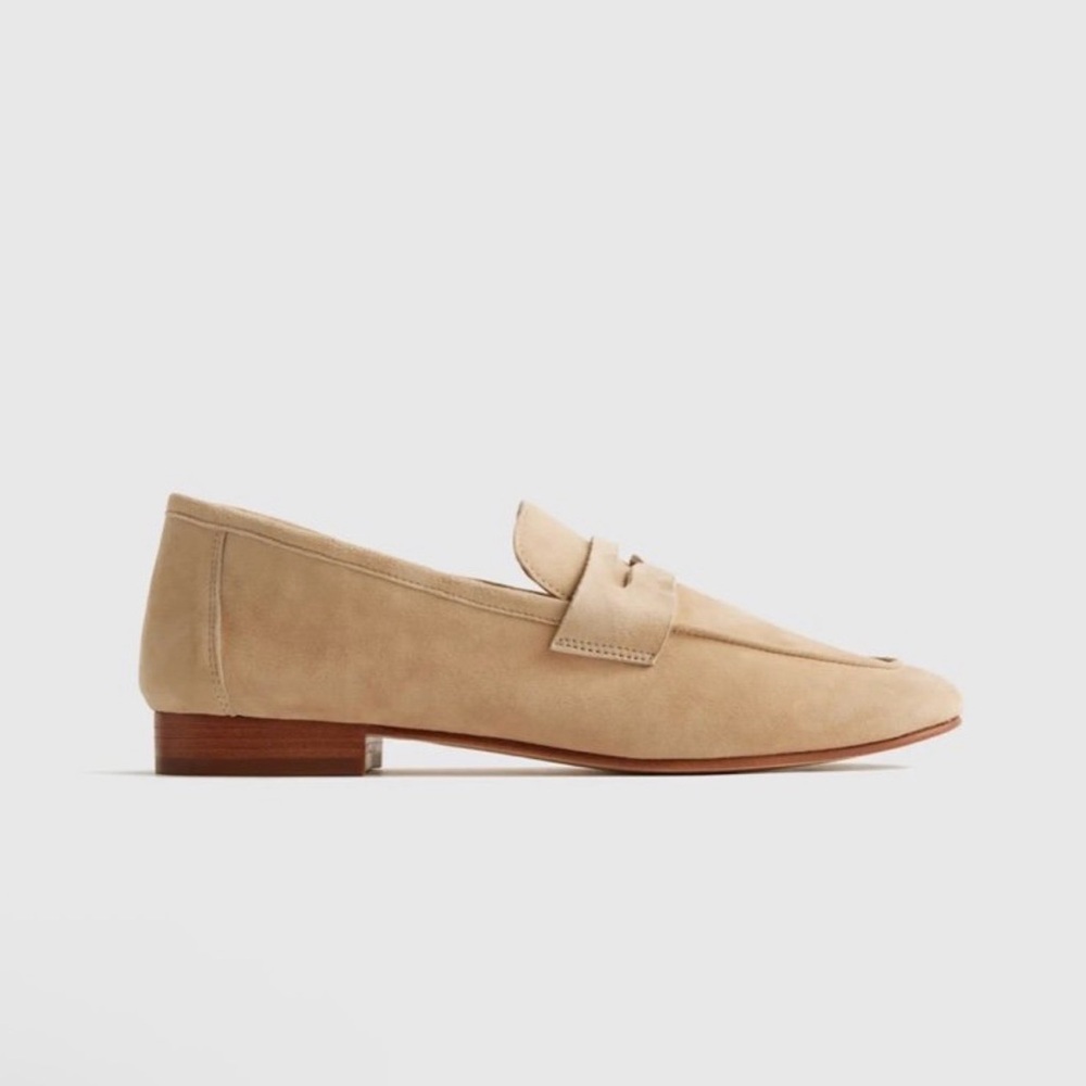 Quince Women’s Beige Penny Loafers